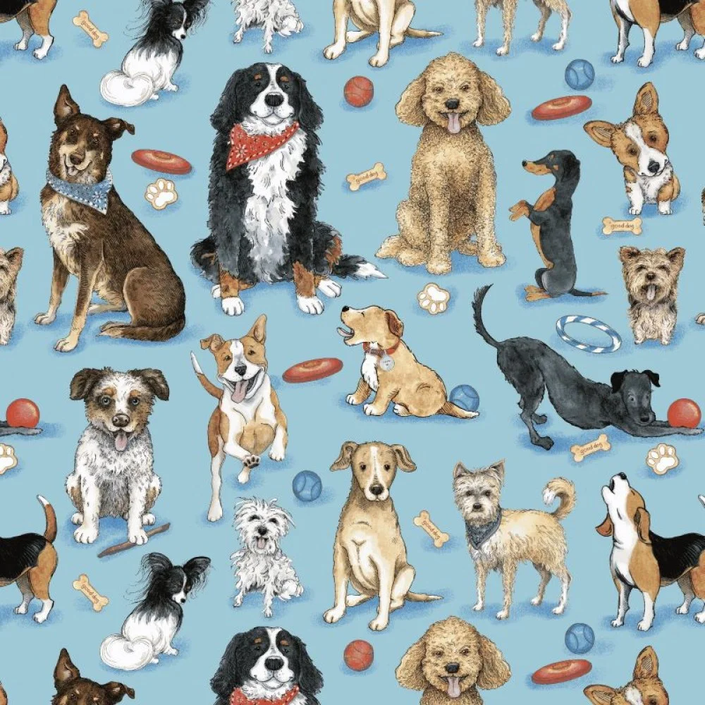 Animal Dogs Treats Toys Blue Multi