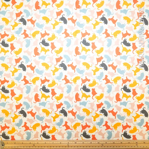 Animal Mod Cat Solid Multi Cat White