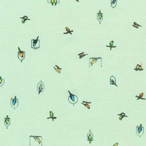 Animals Petit Birds On Mint