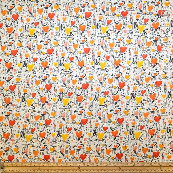 Animals Raining Cats Hearts Coral