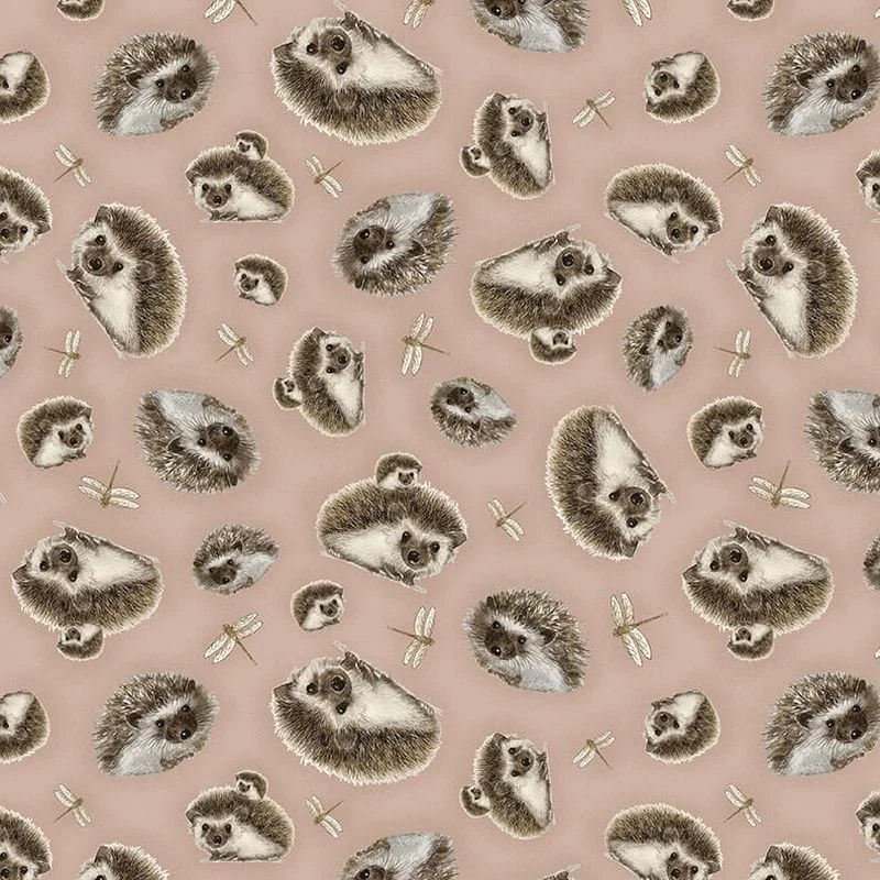 Animals Tossed Hedgehog Beige
