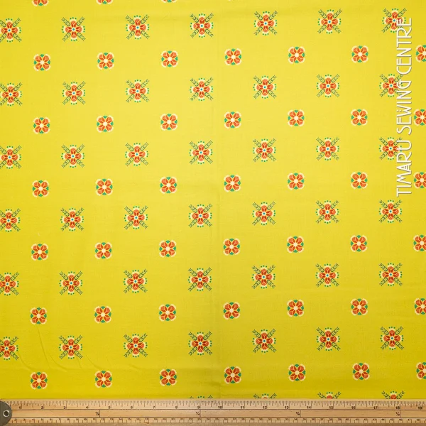 Anna Maria Horner Fibs Fables Citrus Small Floral