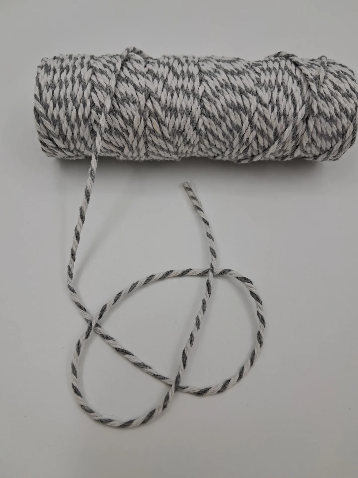 Baker's Twine Grey White
