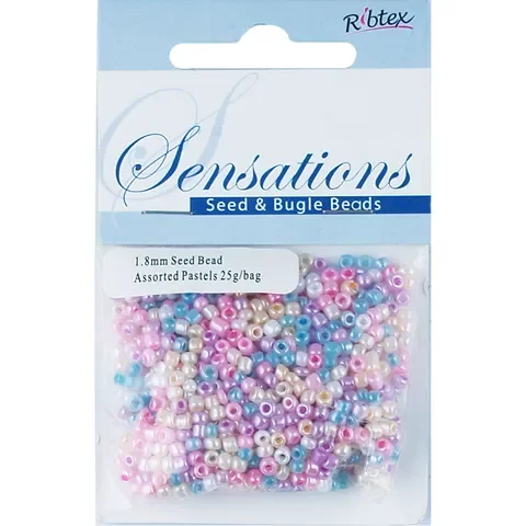 Beads Glass Seed 1.8mm Asst Paste