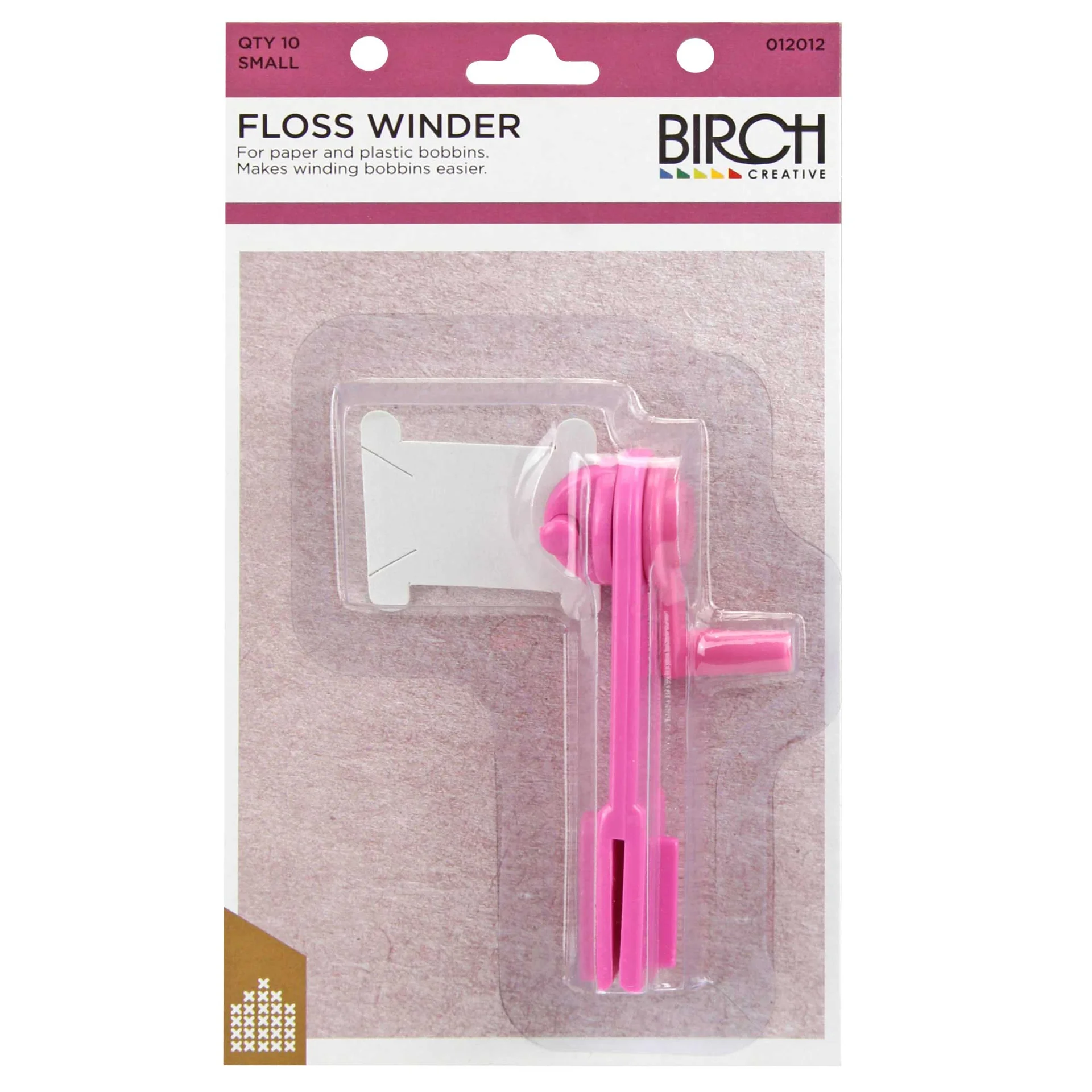 Birch Floss Winder Small Pink