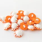 Button 163893 24 135 Fish Orange White