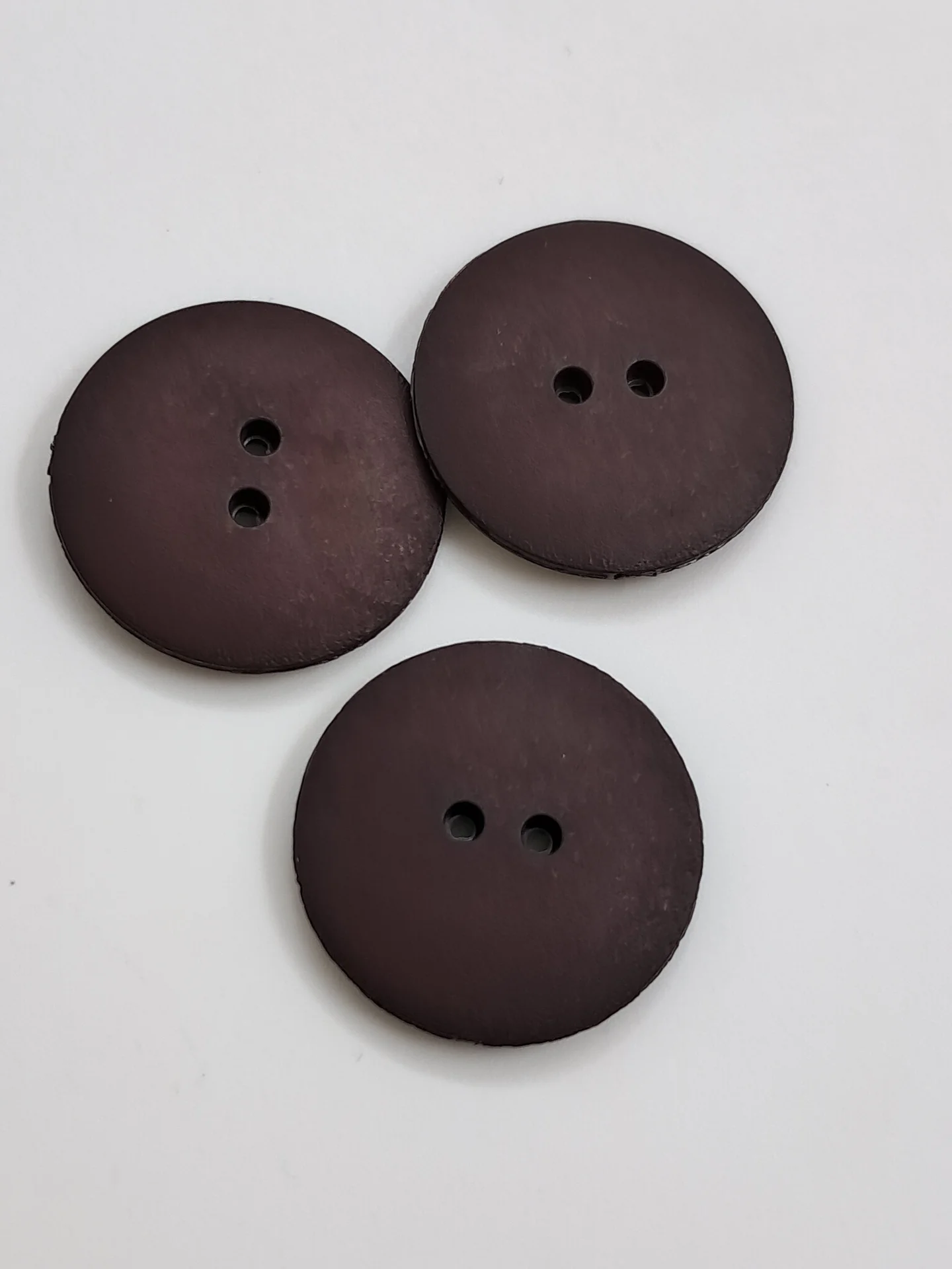 Button Brown 24mm 2 Hole