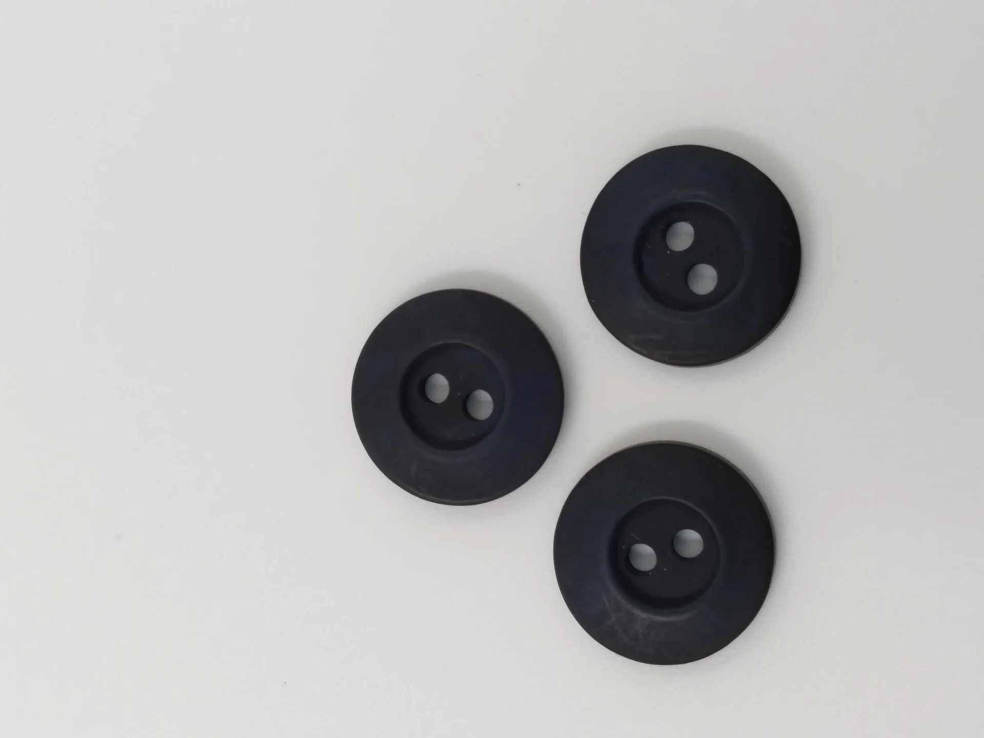 Button HF 6462 L16 Blk Fisheye