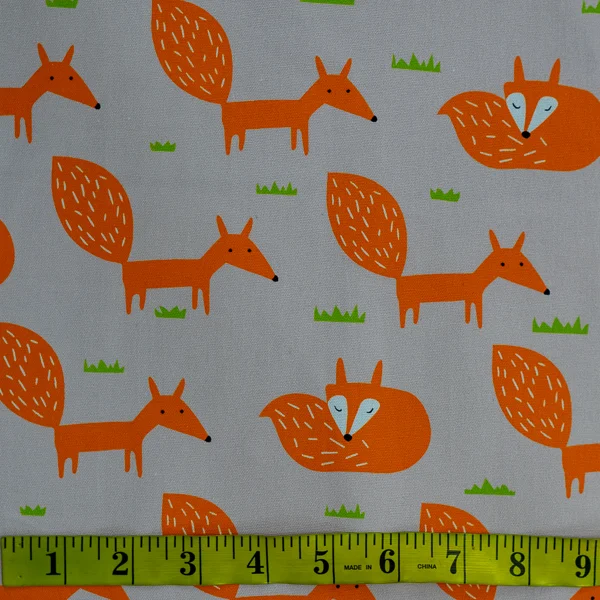 Canvas Printed Orange Fox