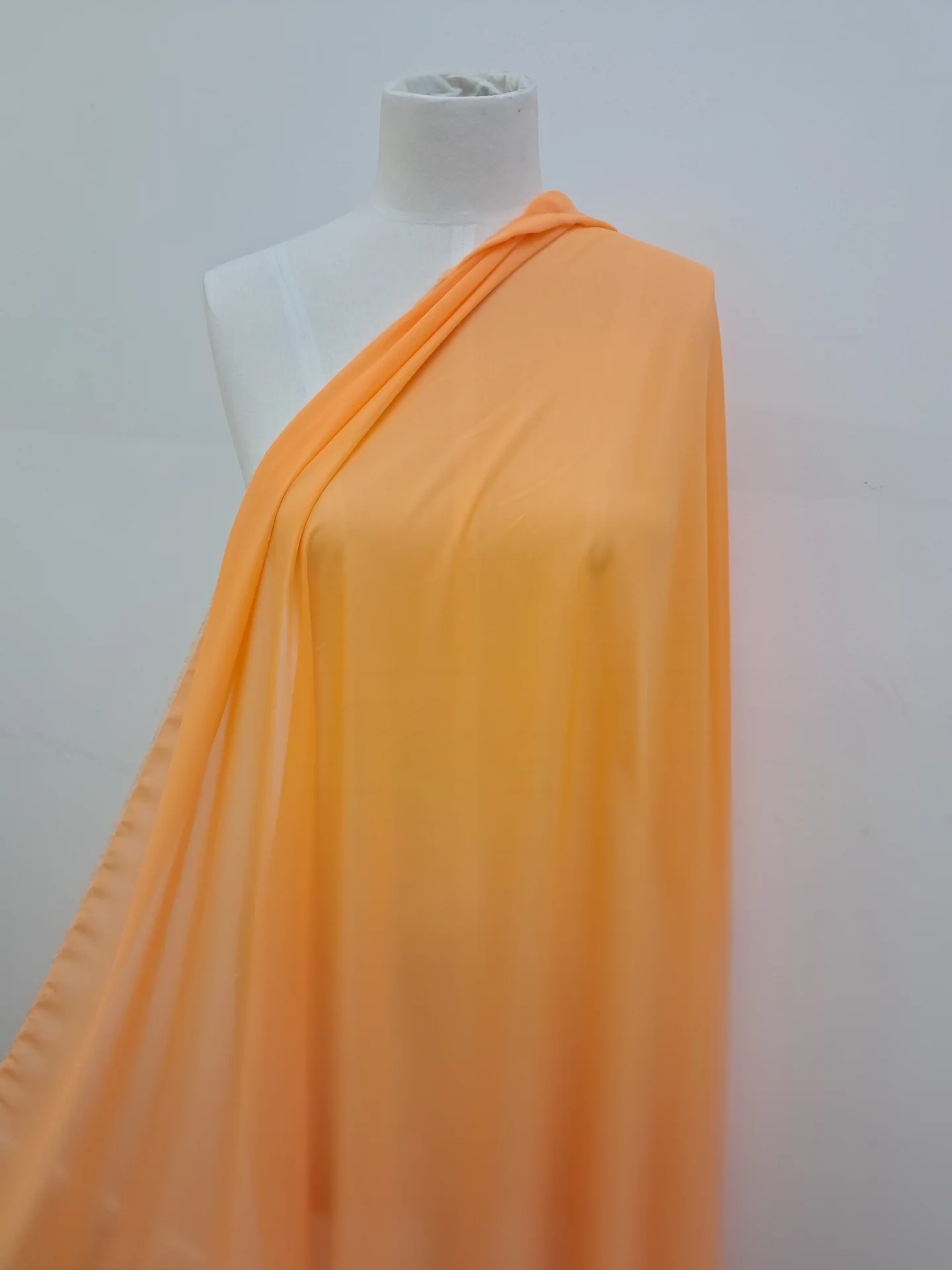 Chiffon Fluro Orange W840