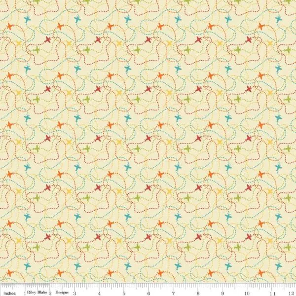 Children Little Flyers On Rich Cream