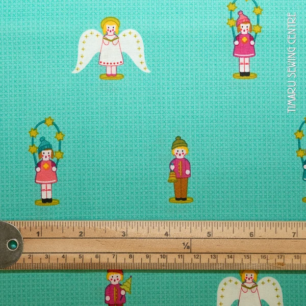 Christmas Alison Glass Holiday Statues Teal