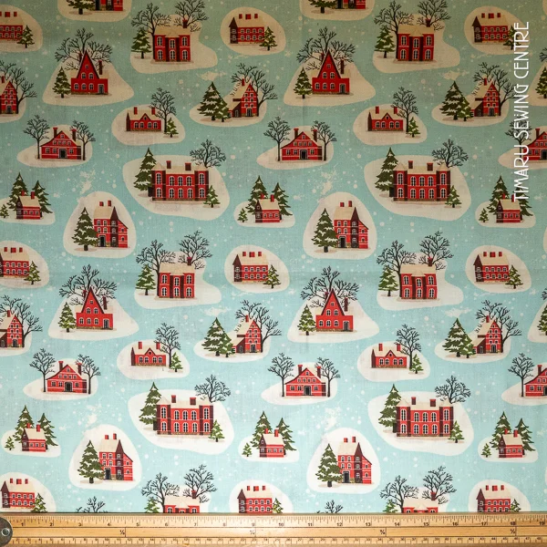 Christmas Aqua Houses