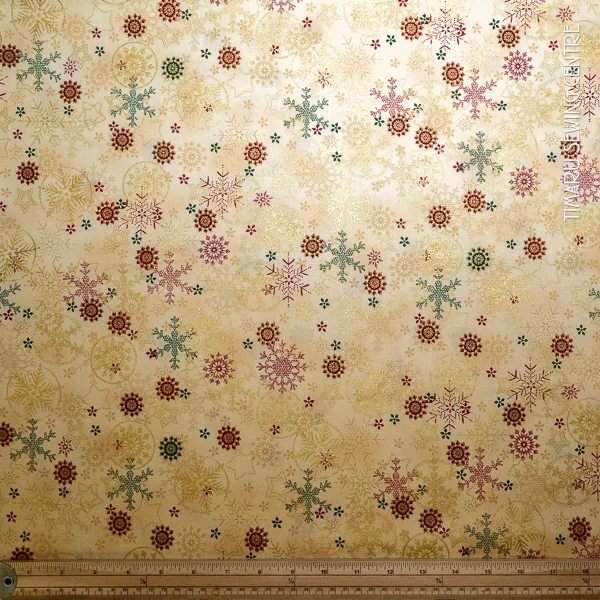 Christmas Holly Cream Gold