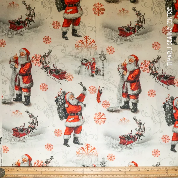 Christmas Picture Santa On White