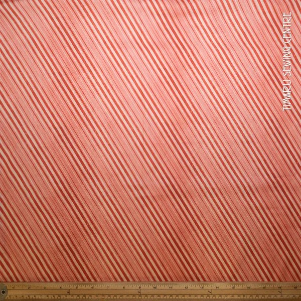 Christmas Red Diagonal Stripes