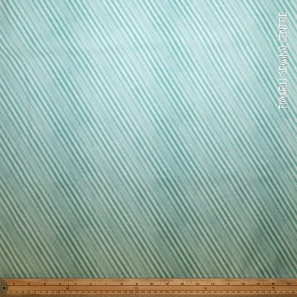 Christmas Winter Mint Diagonal Stripes