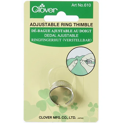 Clover Adjustable Ring Thimble