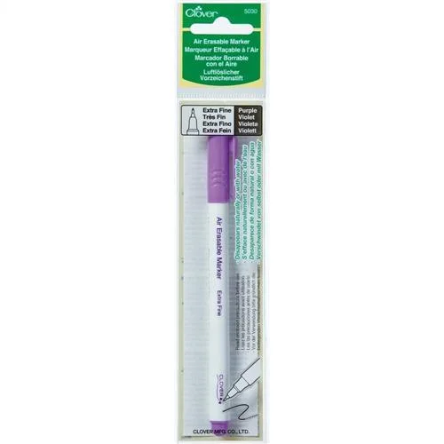 Clover Air Erasable Pen Purple Fine