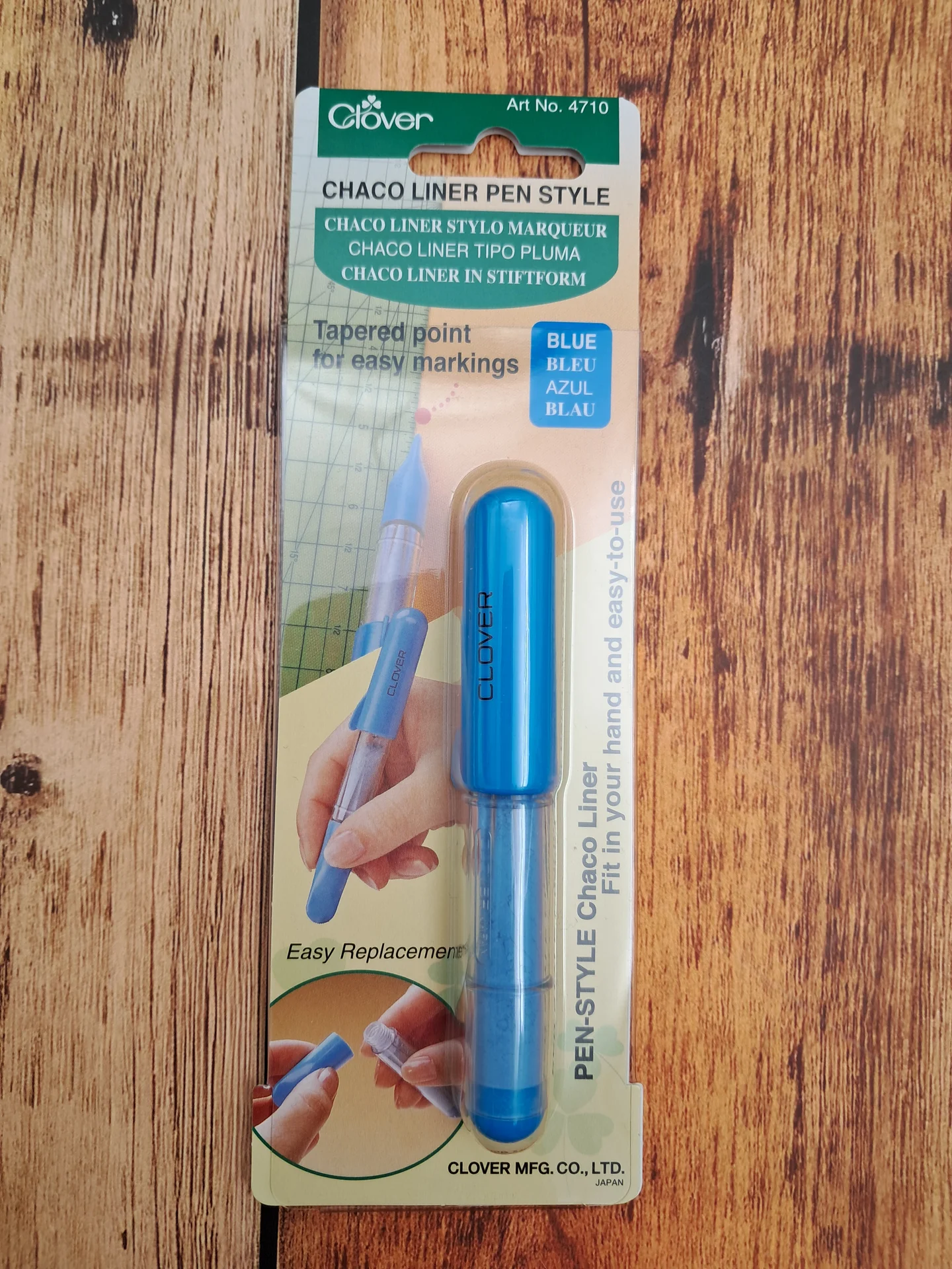 Clover Chaco Liner Pen Style Blue