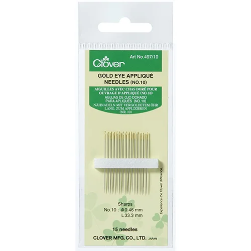 Clover Hand Gold Eye Applique 10