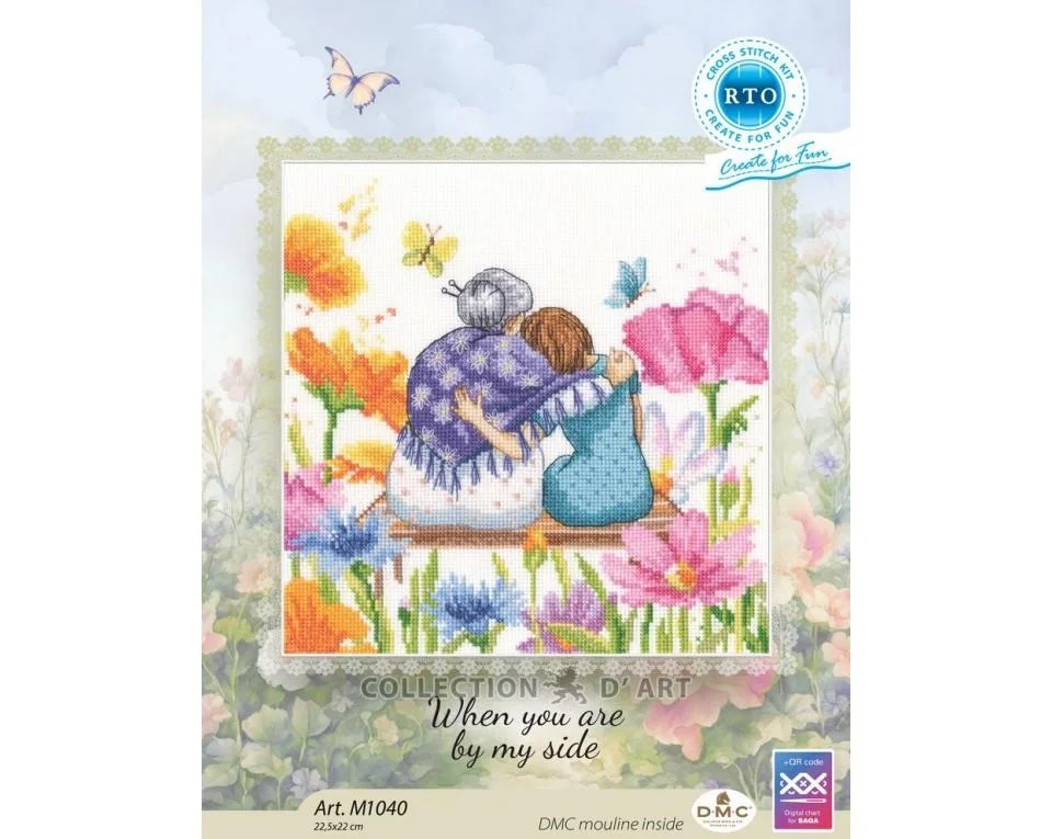 Collection D'Art Cross Stitch Kit 1040 When You Are By My Side