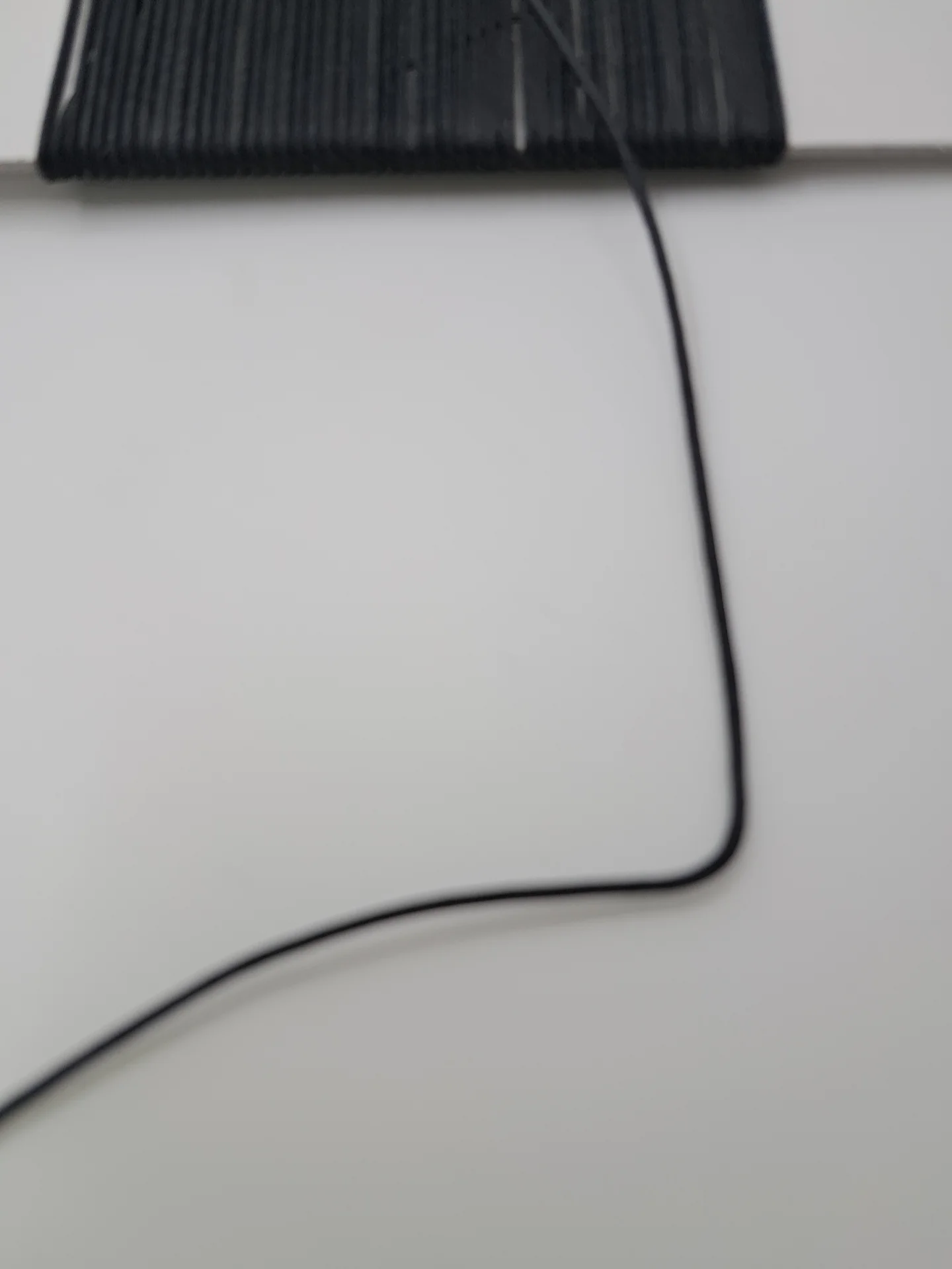 Cord Waxed Cotton 1mm Black
