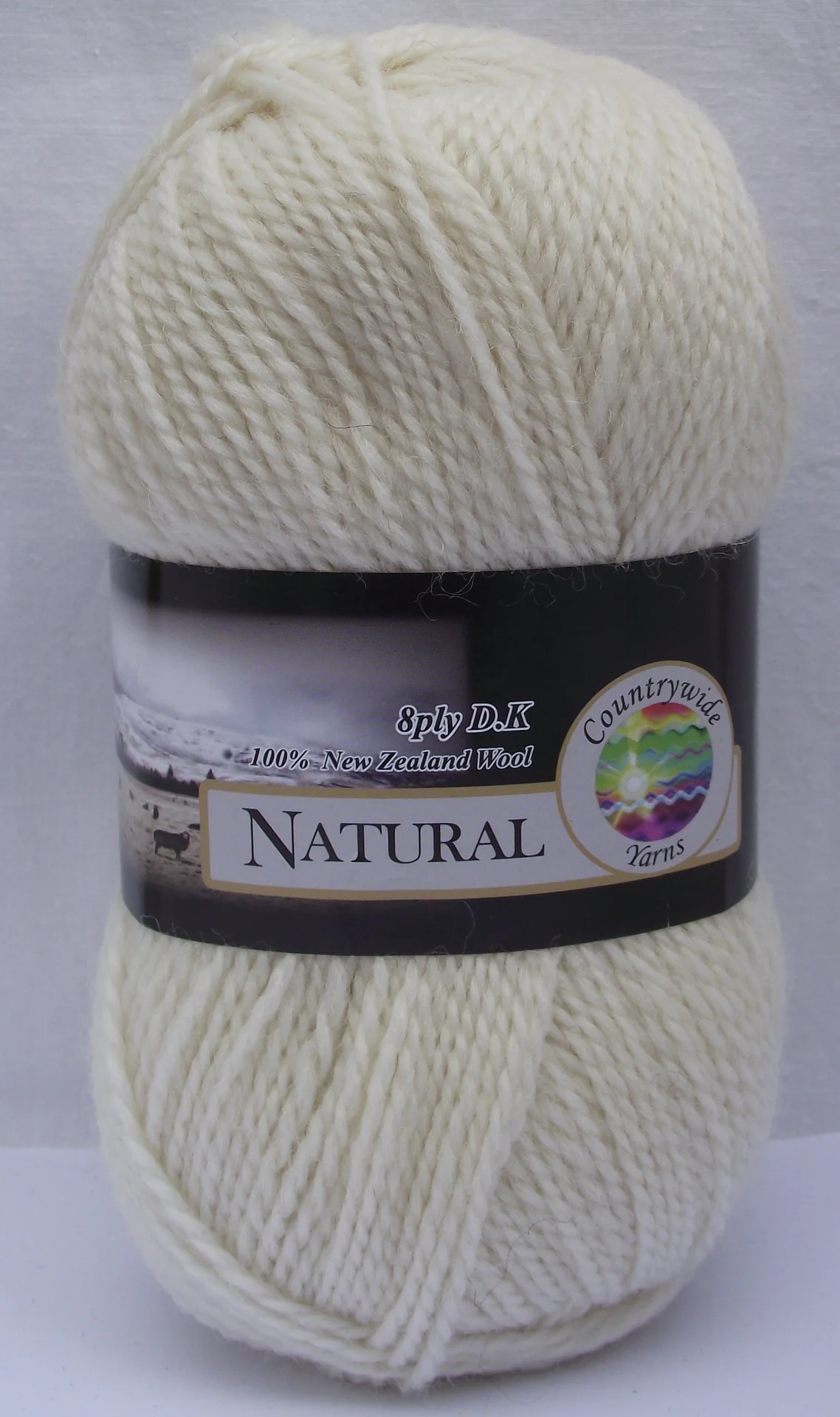 Countrywide Naturals 8 Ply Balls 1101 Ecru
