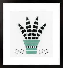 Cross Stitch Kit Succulent