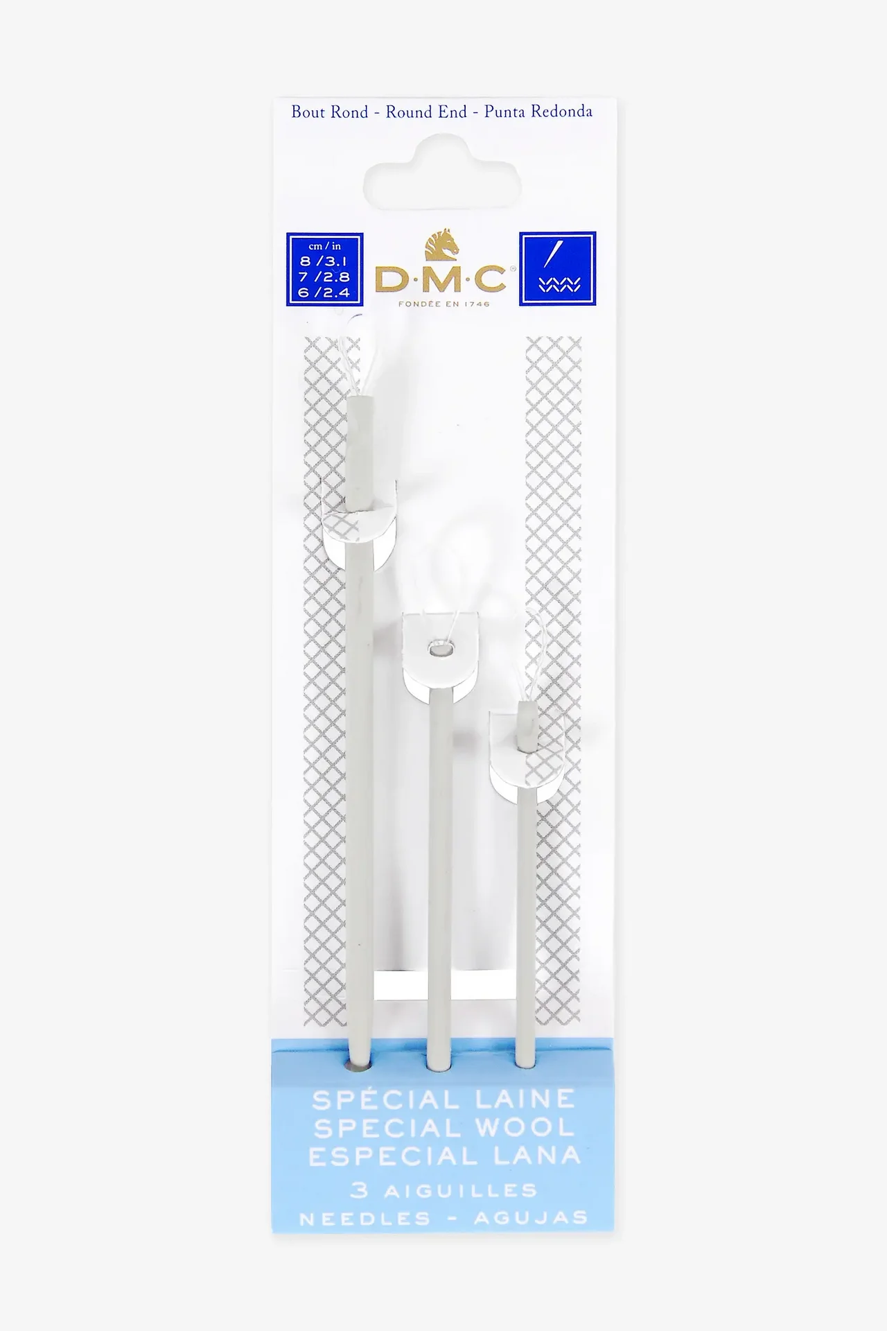 DMC 3 Wool Sewing Needles Looped
