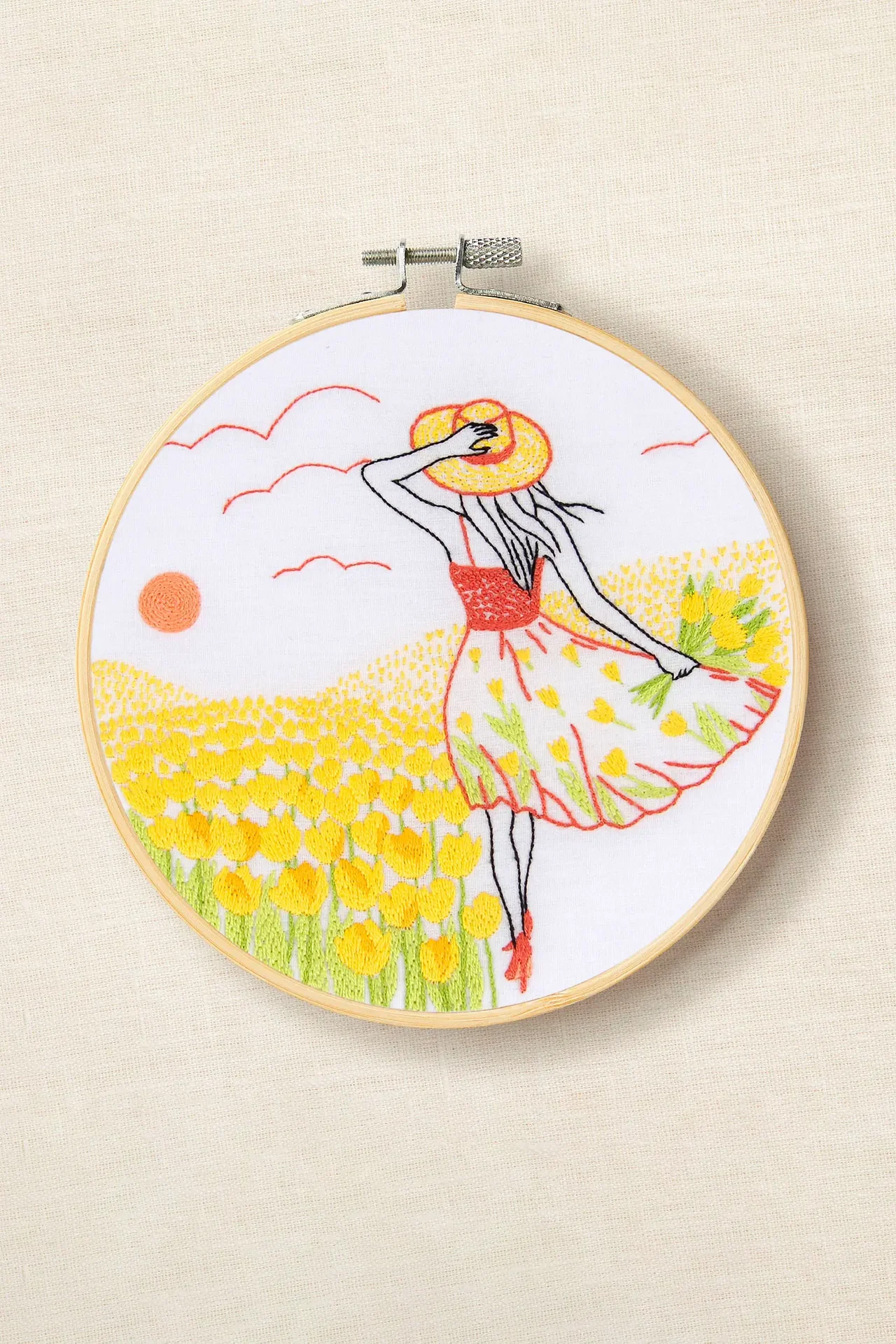DMC Embroidery Kit Romantic Tulips