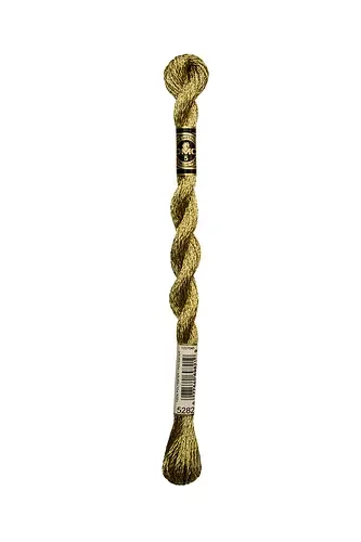 DMC Perle 5 Metallic Hank 5282 Gold