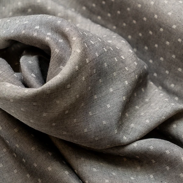Double Gauze Chambray Smoke