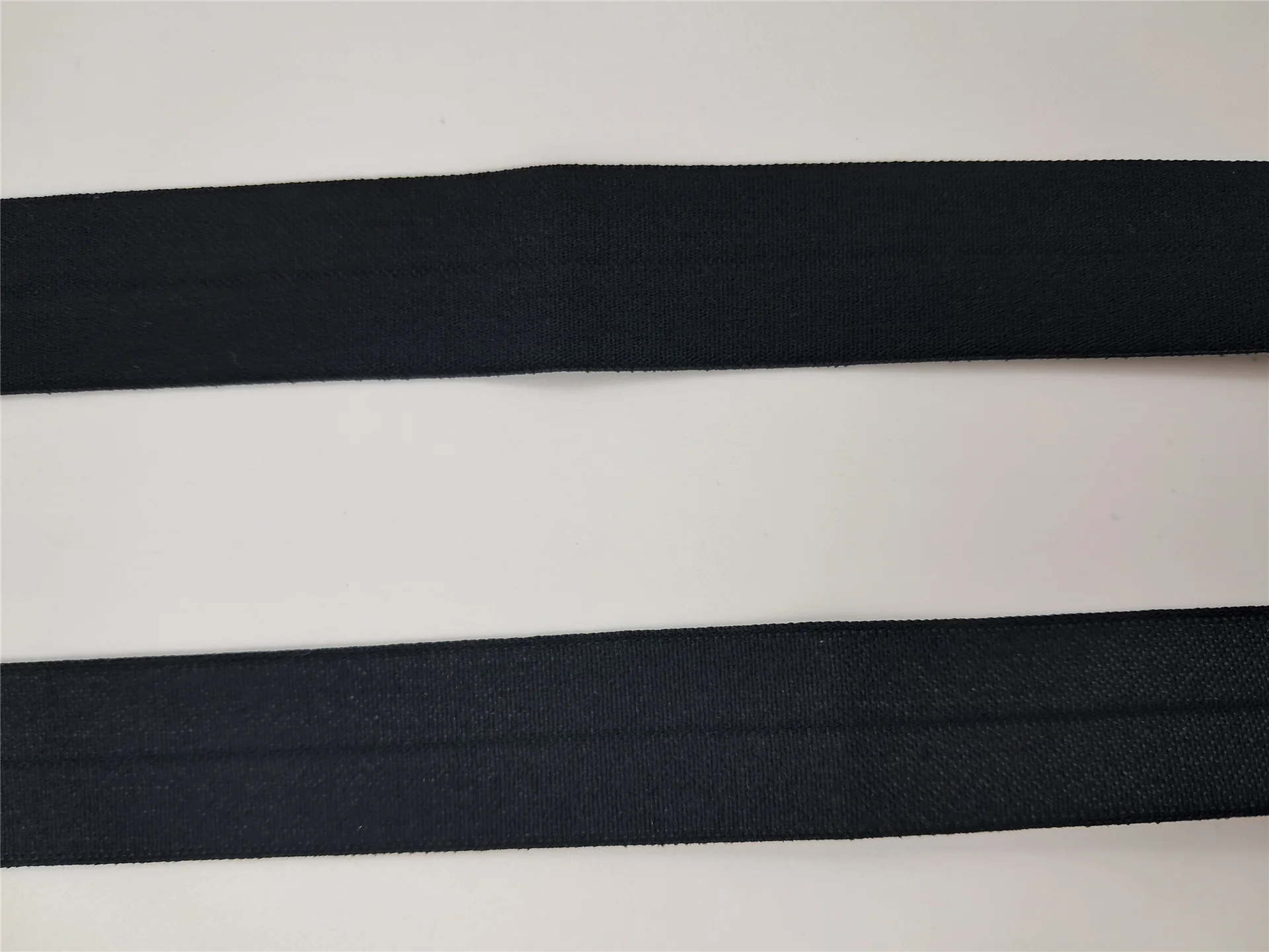 Elastic Foldover 20mm Black EL13143
