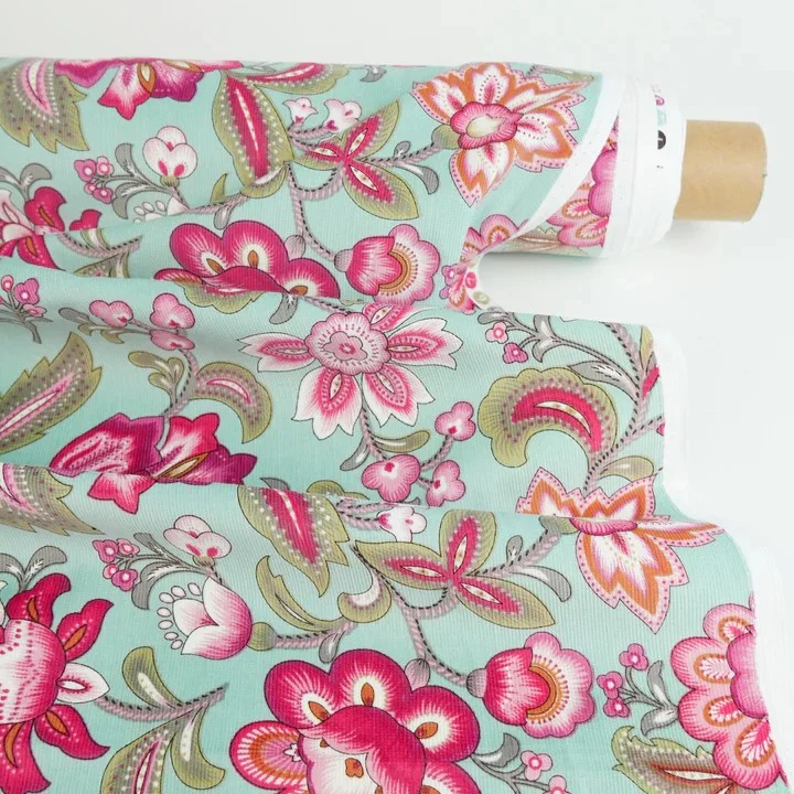 Fabric Agatha Cotton Corduroy Mint