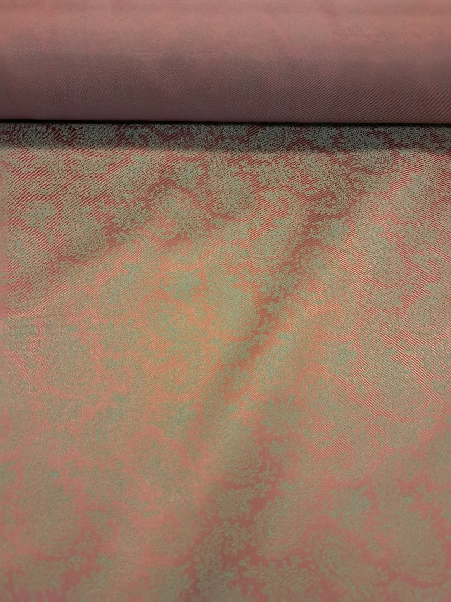 Fabric Baby Paisley Burgundy