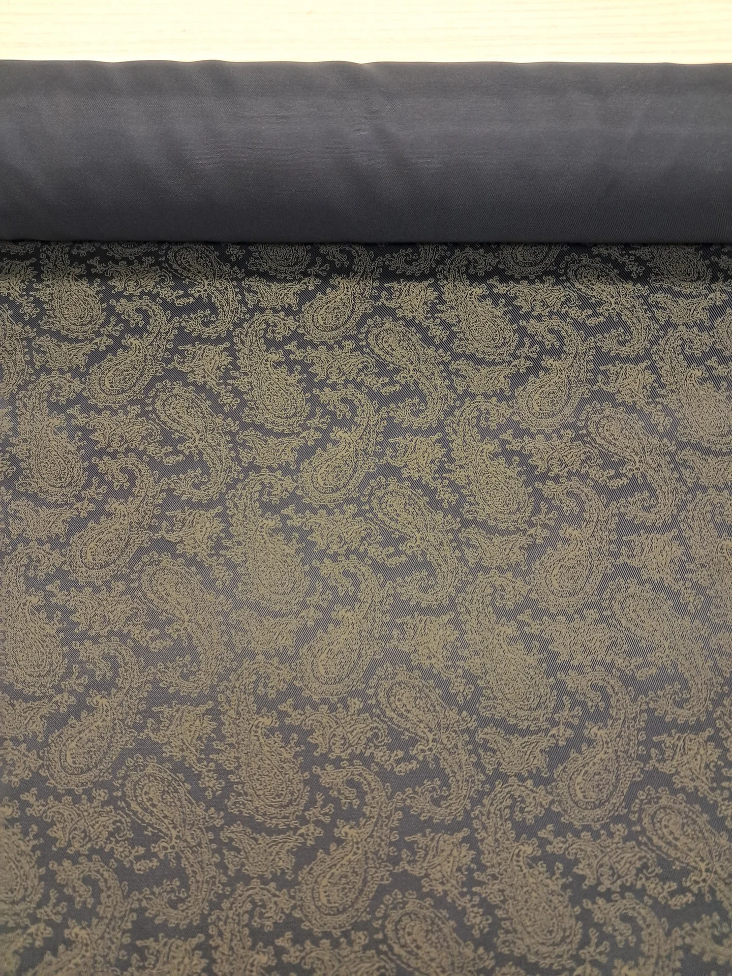 Fabric Baby Paisley Navy