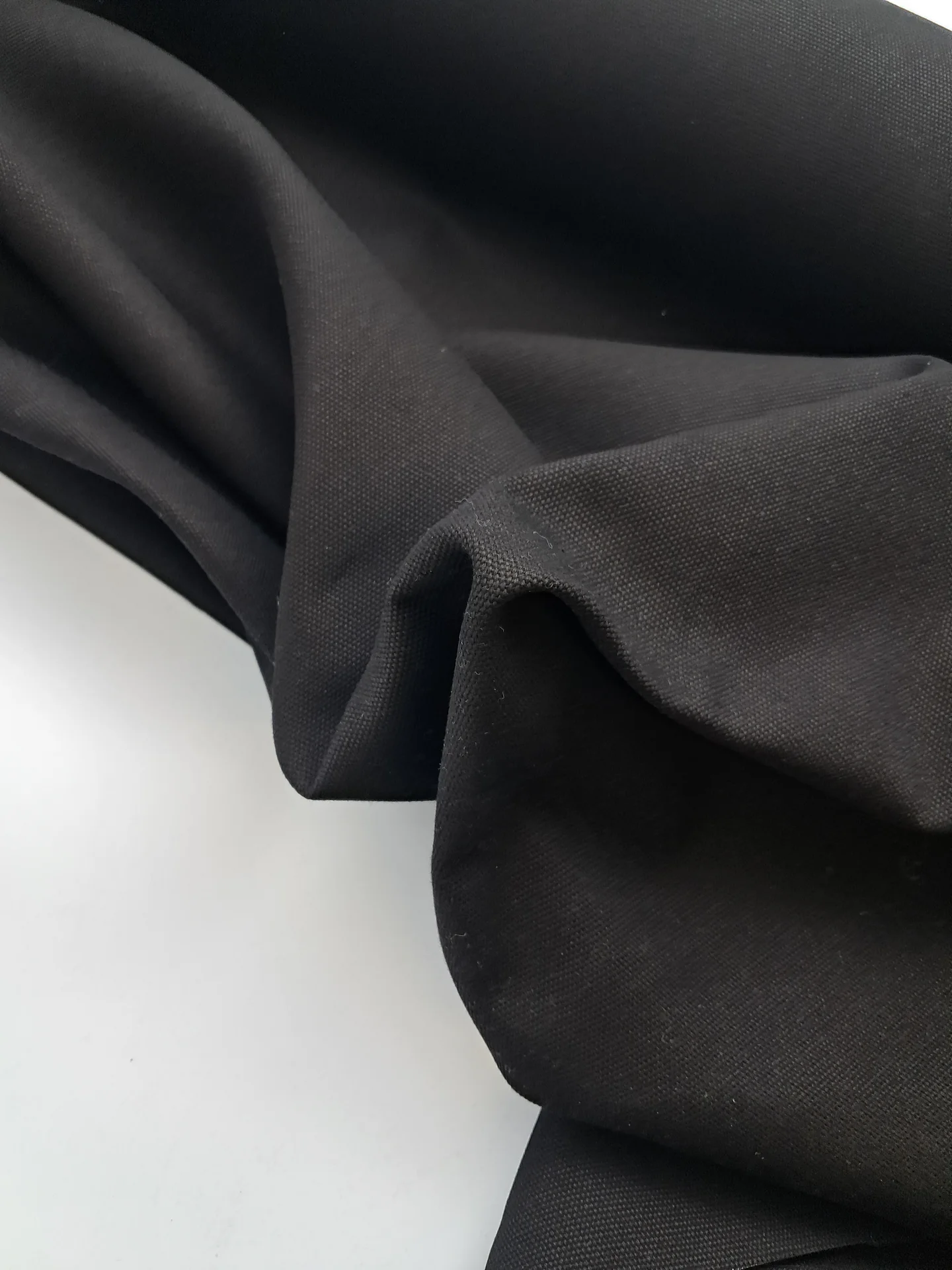 Fabric C 005 Black Heavy Canvas