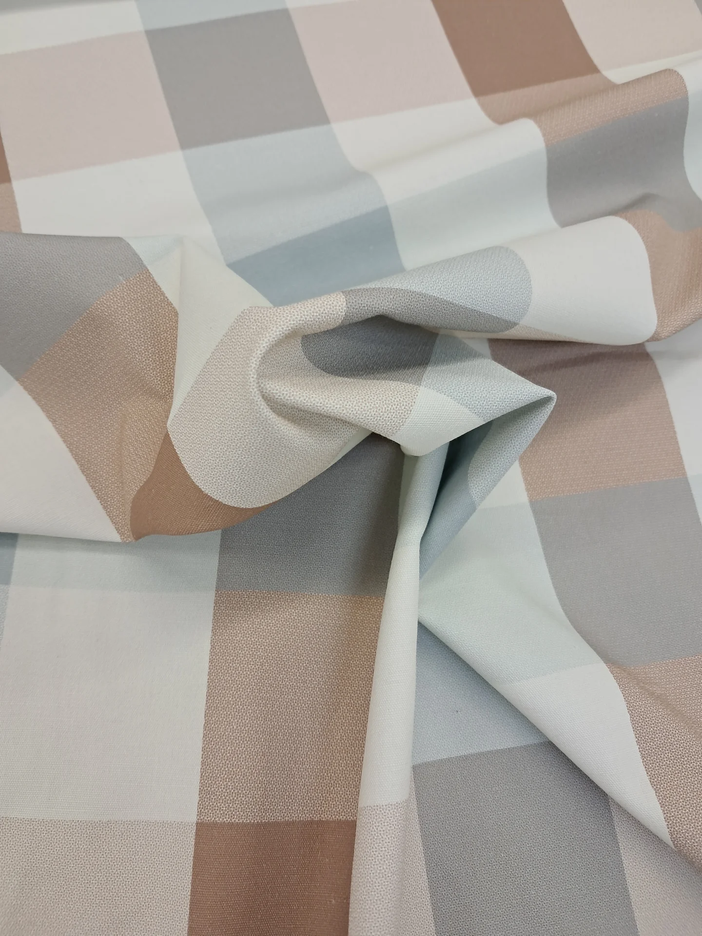 Fabric Canvas Dusky Check