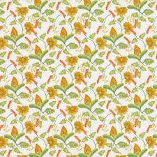 Fabric Cotton 6jhr Orange Avocado