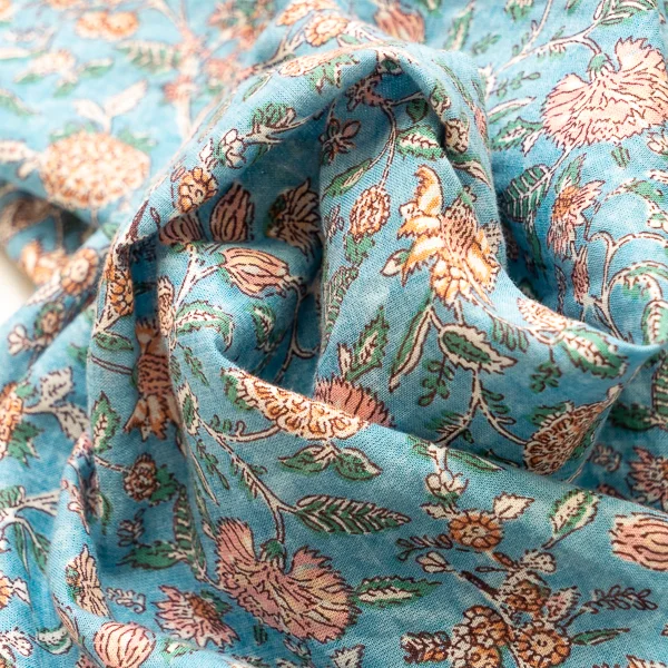 Fabric Eliza Floral Blue