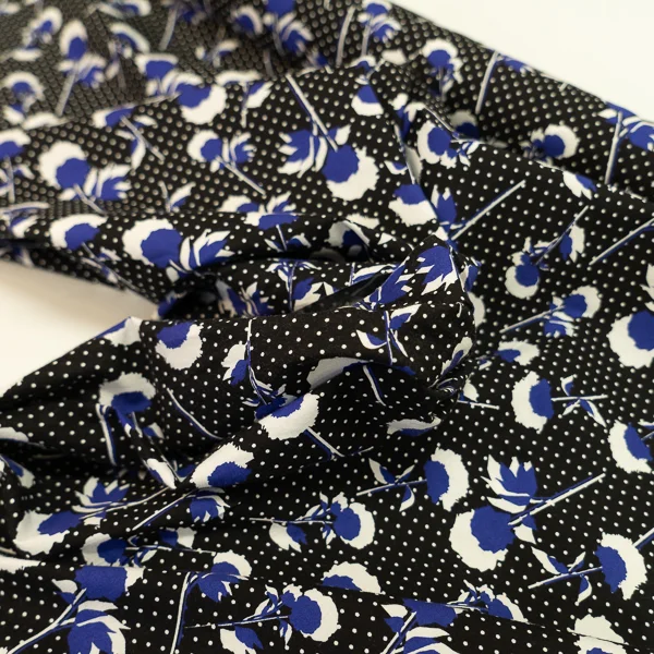 Fabric Ete Printed Black