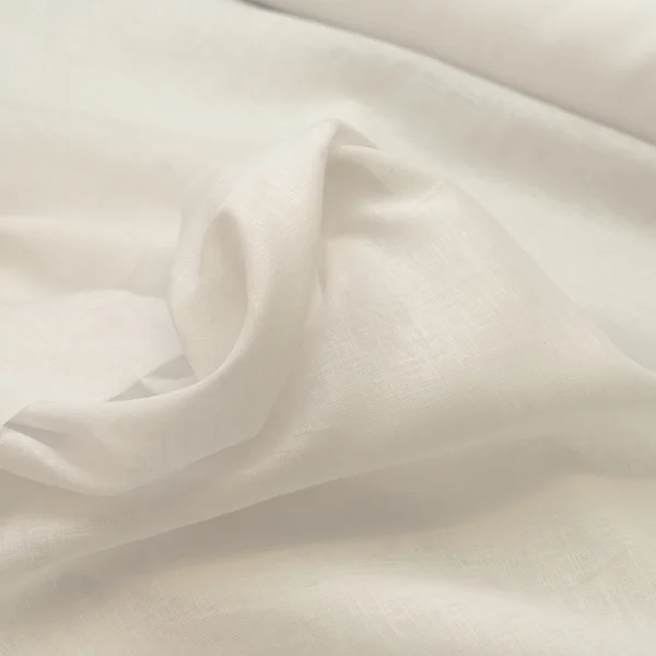 Fabric Fine Linen Cotton White