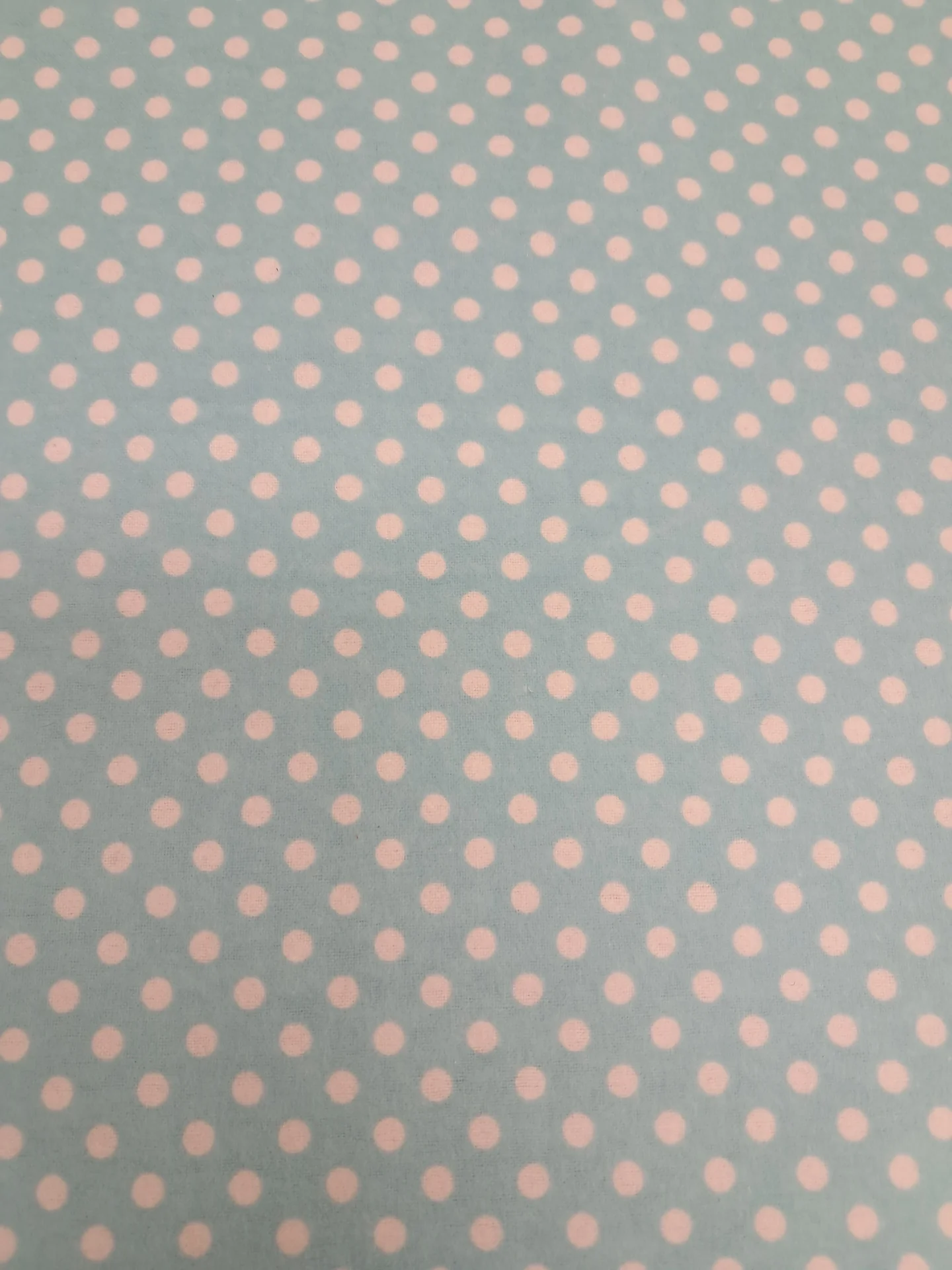 Fabric Flannelette Blue Dots