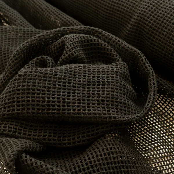 Fabric Maui Mesh Cotton Black