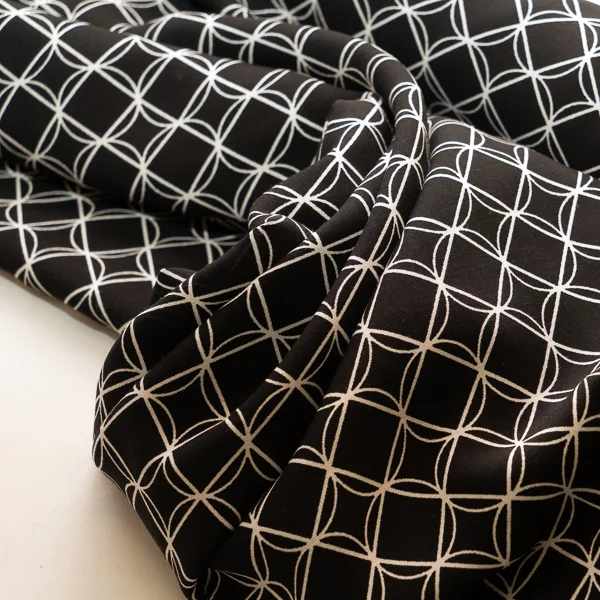 Fabric Michaela Black White