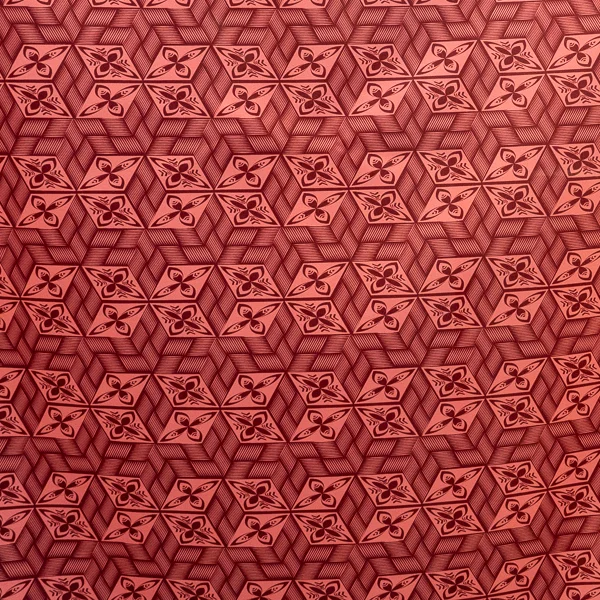 Fabric Mini Matt Print Coral Burgundy