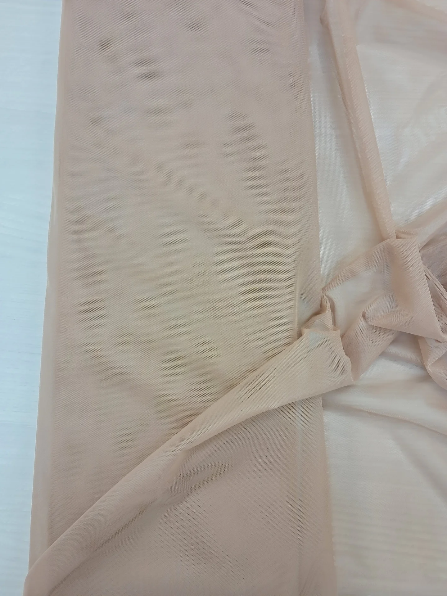 Fabric Poly Tulle Nude