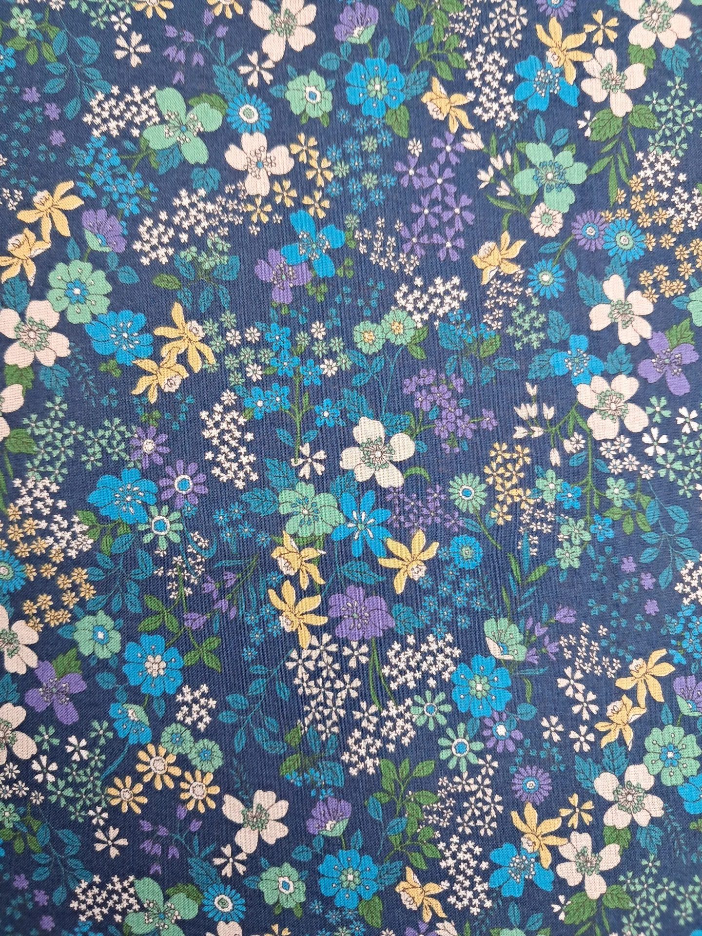 Fabric Sagami Lawn Navy