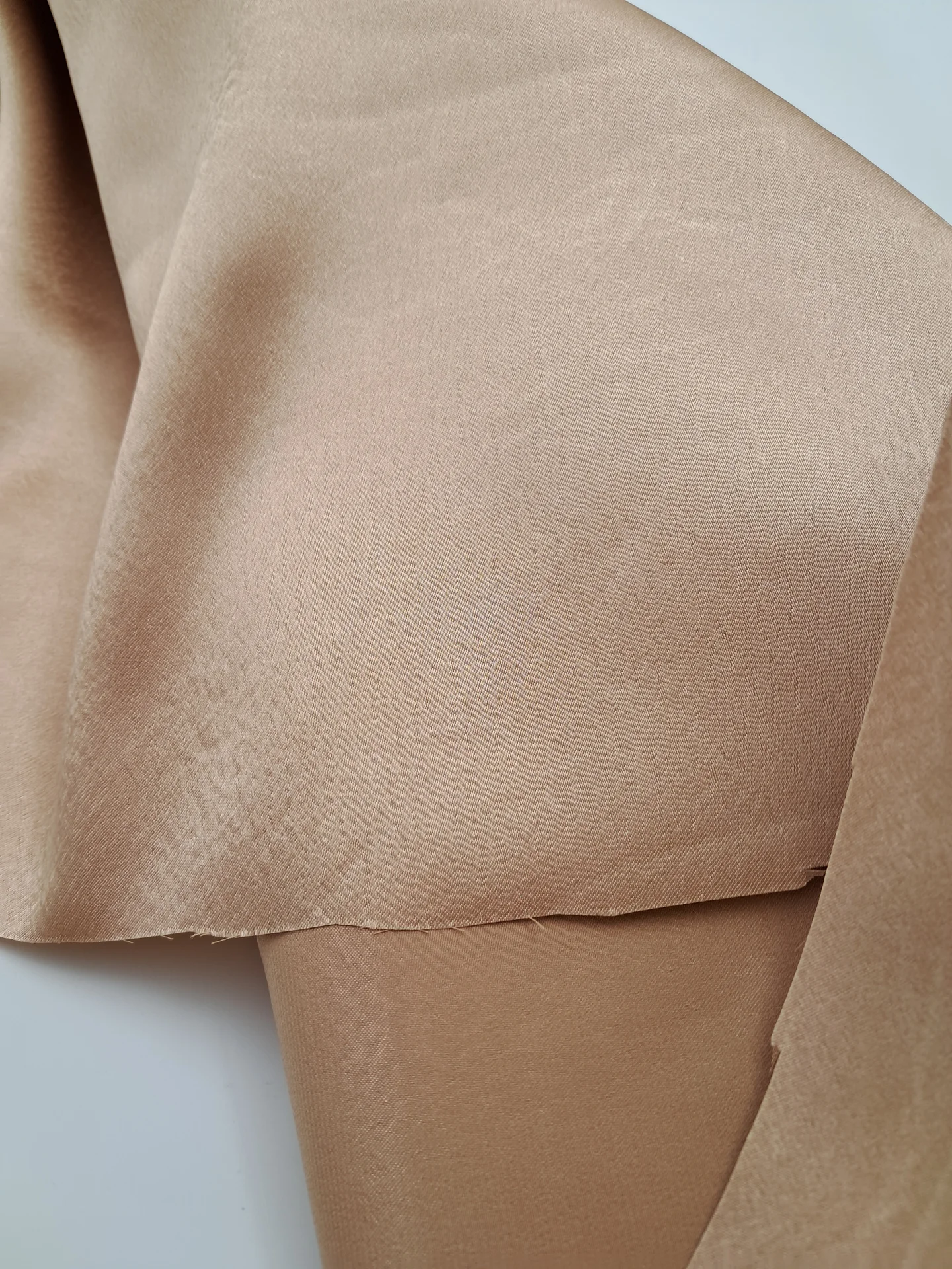 Fabric Satin Back Crepe Beige RJ
